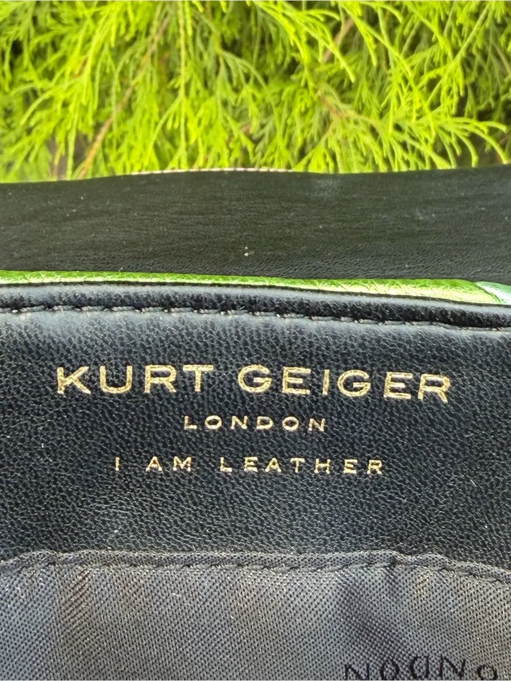 Kurt Geiger London Large Kensington Rainbow Metallic Leather Shoulder Bag 🌈
